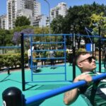 Chacarita: inauguran el Corredor Newbery frente al cementerio para practicar básquet, fútbol-tenis y calistenia
