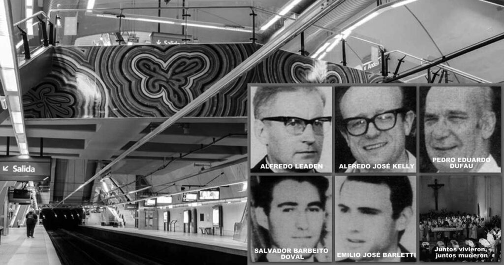 Acto por la inclusión de “Martires Palotinos” a la estación Echeverría de la Línea B de Subte