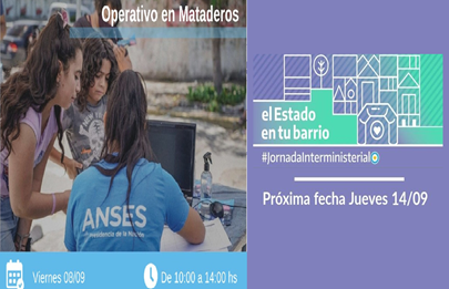Operativos interministeriales y presencia de organismos en la Comuna 9