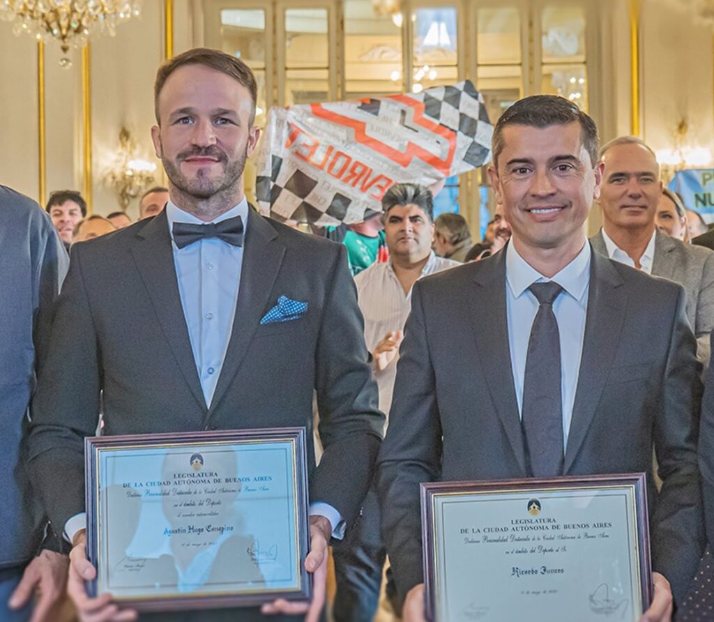 La Legislatura Porteña declaró a Agustín Canapino y Ricardo Juncos Personalidades Destacadas en el Ámbito del Deporte