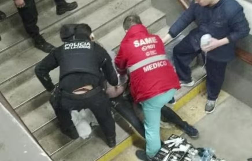 Apuñalaron a un hombre en la estación Palermo del tren San Martín y detuvieron al agresor