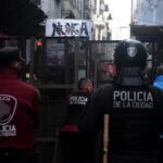 Acto de Villarruel: dos detenidos por incidentes frente a la Legislatura porteña