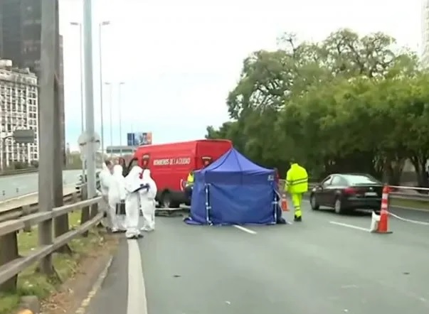 Identificaron al hombre que murió luego de ser atropellado por el polista en la 9 de Julio