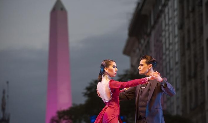 Celebraron la final de Tango BA Mundial frente al Obelisco