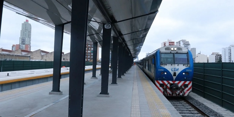 Luego de cinco años, reabre en forma parcial la estación elevada Villa Crespo del tren San Martín