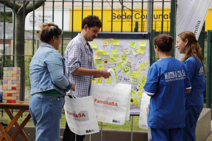 Celebraron una nueva edición de Familias en Movimiento en Plaza Boedo