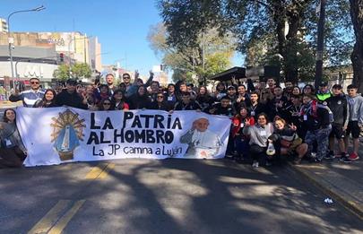 Comunero peregrinó hasta Lujan