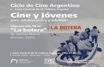 Ciclo de cine en la Casa de la Cultura Popular de la villa 21/24