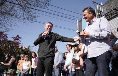 Sergio Massa participó en Flores del Día de la Identidad Villera