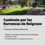Caminata por las Barrancas de Belgrano