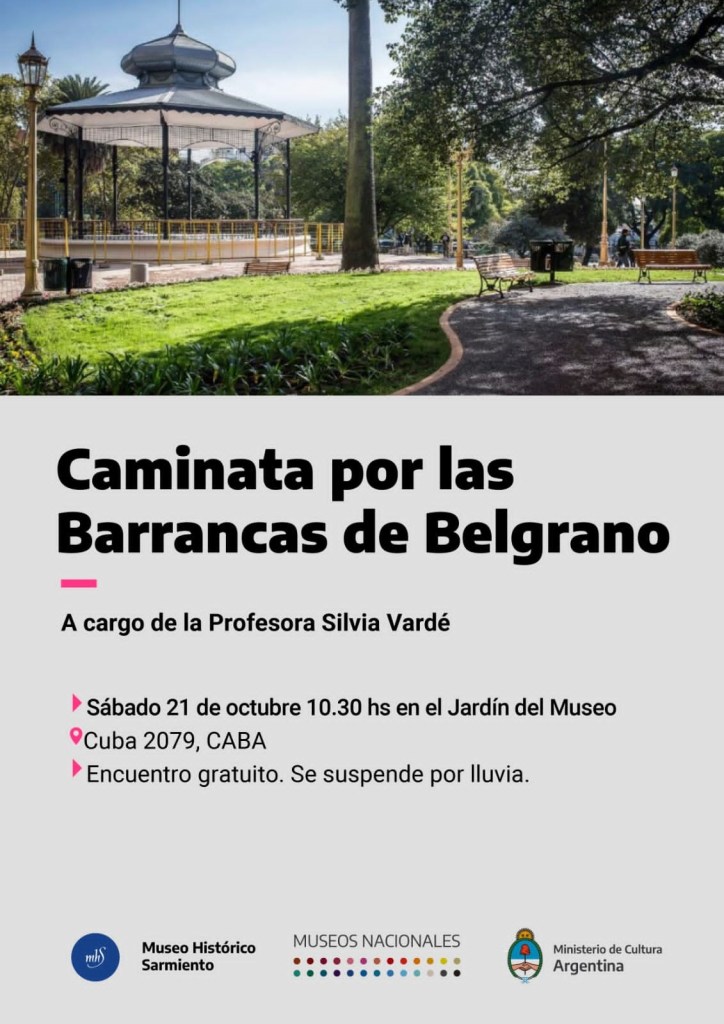 Caminata por las Barrancas de Belgrano