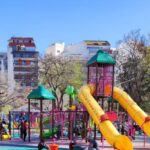 Nuevos juegos en patios y plazas porteñas