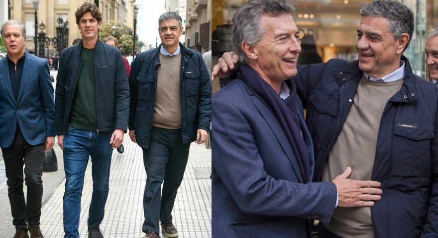 Jorge Macri cerró la campaña en Recoleta y el microcentro con Lousteau y Mauricio Macri