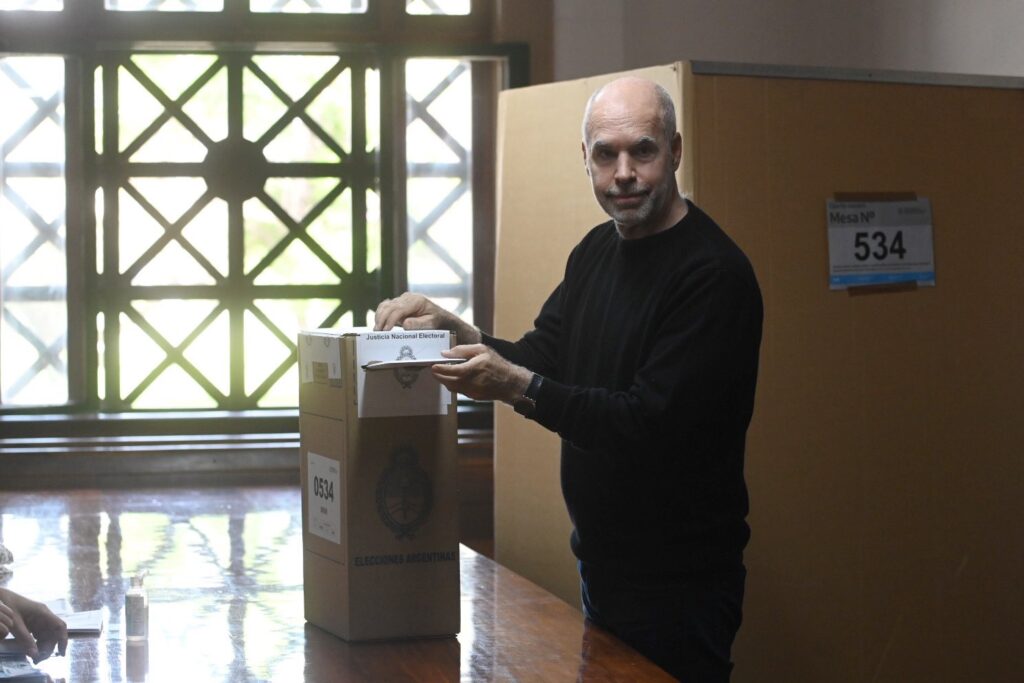 Recoleta: última votación de Rodríguez Larreta como jefe de Gobierno porteño