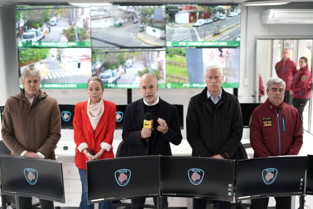 Villa Lugano: Rodríguez Larreta inauguró el Centro de Monitoreo Urbano Roca de la Policía de la Ciudad