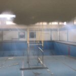 Vecinos y usuarios piden reunirse con funcionarios por las obras del natatorio cubierto del Polideportivo Parque Chacabuco