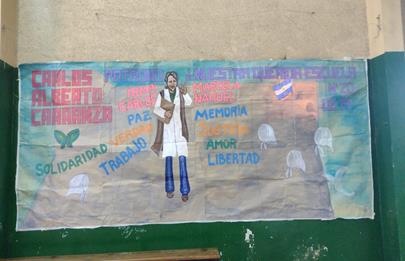 Homenaje a Cacho Carranza, patrono de la Escuela 20 de Soldati
