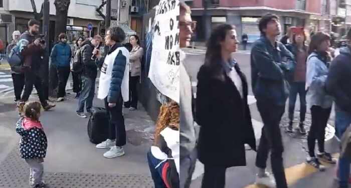 Balvanera: abrazo de vecinos contra la decisión judicial de talar árboles en Económicas de la UBA