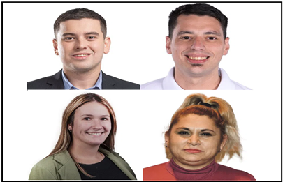 Cuatro candidatos y candidatas disputarán la presidencia de la comuna 8