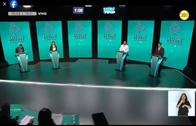 Se realizó el debate de los candidatos a la Comuna 9