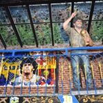 Con la presencia de familiares, La Boca celebró el natalicio de Diego Maradona