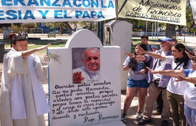 Nuevo homenaje al Papa Francisco en el barrio de La Boca