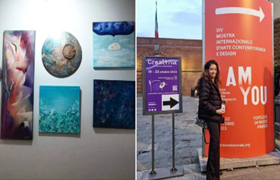 Artista de la Comuna 7 expone en Europa