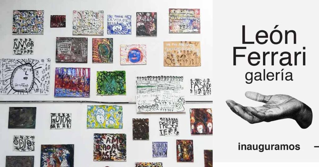 Una galería de arte inaugurada en la Escuela Isauro Arancibia lleva el nombre de León Ferrari