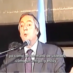 Estrenan un documental sobre la visita de Néstor Kirchner al Bajo Flores