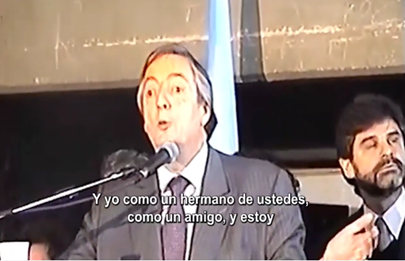 Estrenan un documental sobre la visita de Néstor Kirchner al Bajo Flores