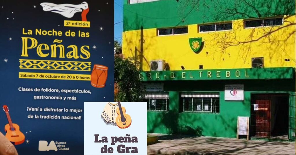 El Club El Trébol, por segunda vez, será una de las sedes de La Noche de las Peñas