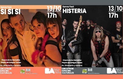 Octubre a puro rock en el Parque Avellaneda