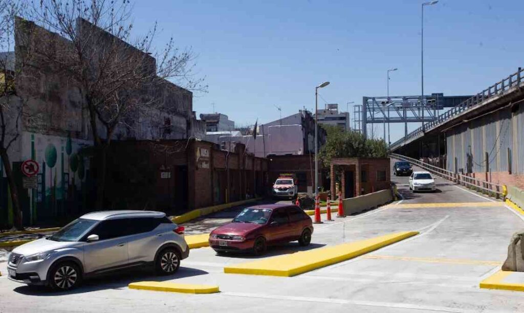 San Cristóbal: la bajada en el Peaje Alberti ya funciona sin cabinas