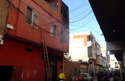Incendio en el Barrio Los Piletones