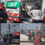 Incendio en edificio del barrio Piedrabuena
