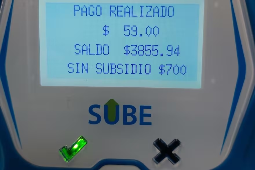 Sin subsidio $700: la validadora de SUBE incluyó un mensaje a quienes viajan en transporte público