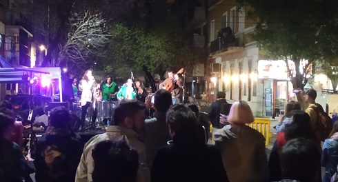 “Encuentro colectivo” en La Toma de Almagro: con música, teatro y recreación se vivió el corte de Mario Bravo y Valentín Gómez
