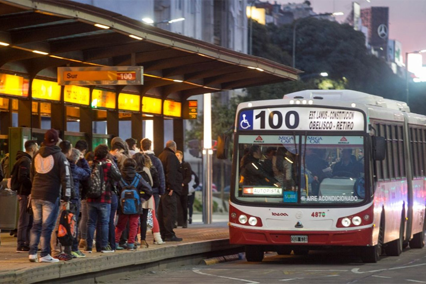 Subsidio al transporte: Los pasajeros podrán renunciar a percibirlo