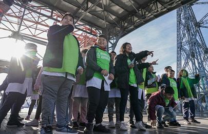 Zamba y Nina llegan a la Cuenca Matanza Riachuelo de la mano de ACUMAR