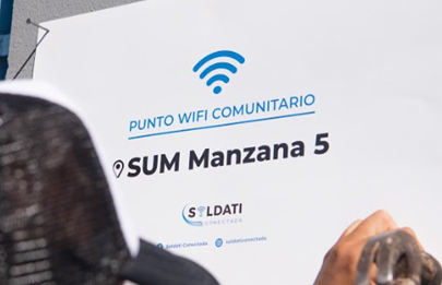 “Wi-fi Soldati Conectada, en Villa Soldati”
