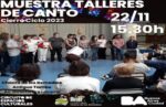 Muestras Talleres Ciclo 2023 “Talleres de Canto”
