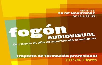 Fogón audiovisual en el CFP 24 de Flores