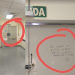 Caballito: médicos municipales repudian la aparición de grafitis con esvásticas en el Hospital Durand