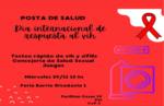 Dia internacional de respuesta el VIH en el barrio Rivadavia