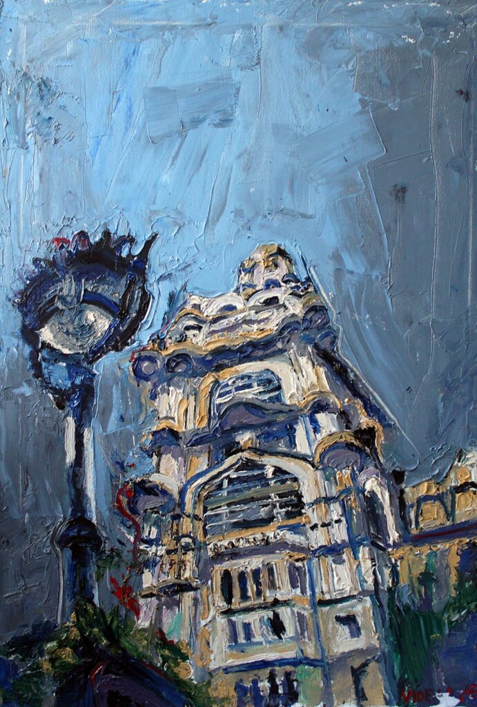 “Crónicas porteñas”, pinturas de Esteban Pablo Videla