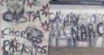 Balvanera: vandalizaron con consignas libertarias el frente del espacio político El Areta