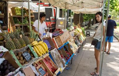 Feria Migrante en Parque Chacabuco