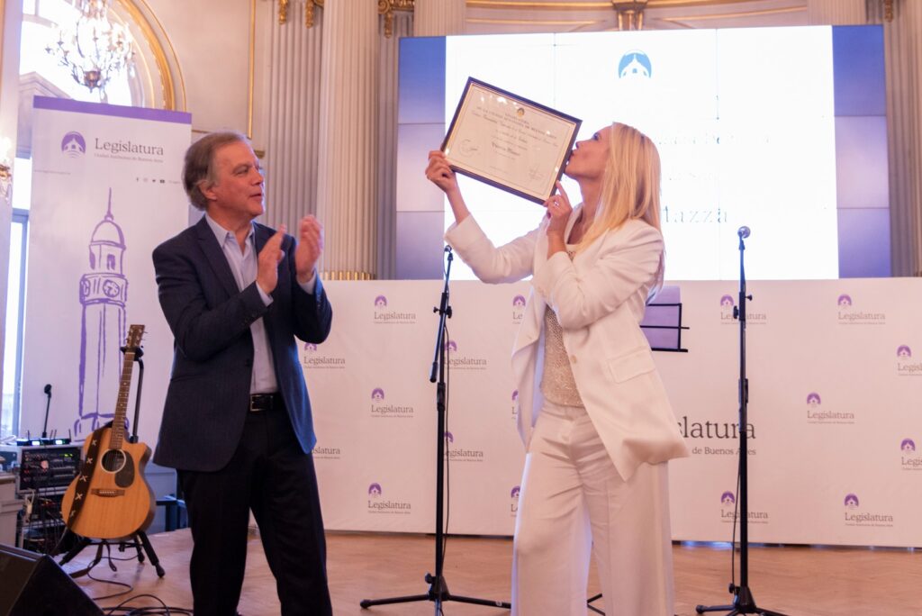 La Legislatura porteña declaró a Valeria Mazza como nueva Personalidad Destacada en el ámbito de la Cultura