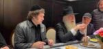Balvanera: antes de su viaje a Estados Unidos, Javier Milei recibió la bendición del Rabino David Pinto Shlita