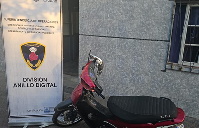 Detienen a ladrón de moto que huyó de Lugano por General Paz